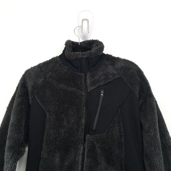 Columbia Women S Fleece Jacket Black Long Sleeve Mock Neck Zip Up Polyester - Picture 2 of 7